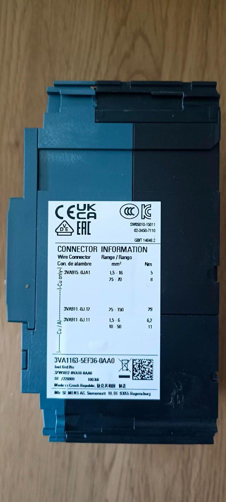 BRKR 3VA11 3P 63A 55KA ATAM BOX