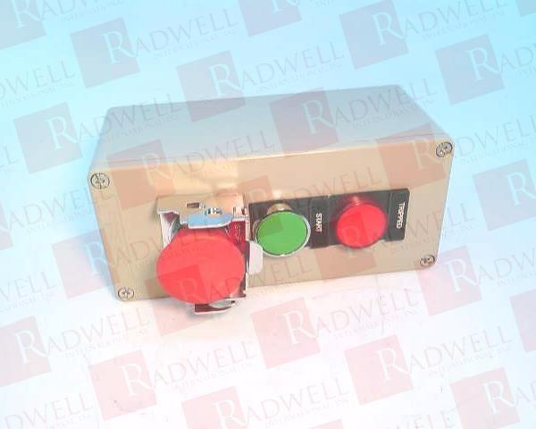 22mm push button, Harmony XALD, empty grey enclosure, die cast zinc alloy, 3 openings, vertical mount, NEMA 4, 13