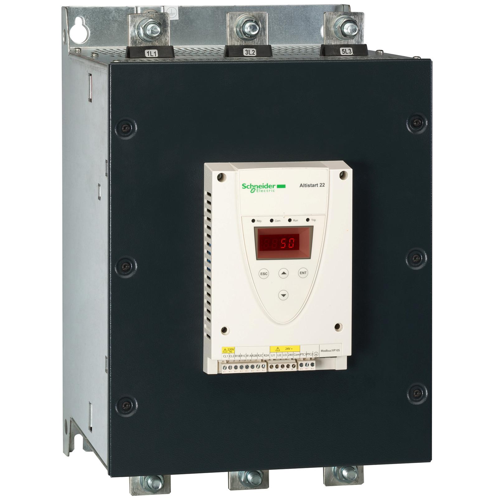 soft starter for asynchronous motor, Altistart 22, control 230V, 230 to 440V, 160 to 355kW