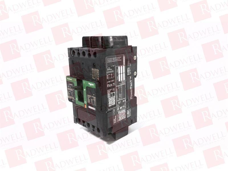 Circuit breaker, PowerPacT B, 20A, 3 pole, 600Y/347VAC, 25kA, terminal nut, thermal magnetic, 80%