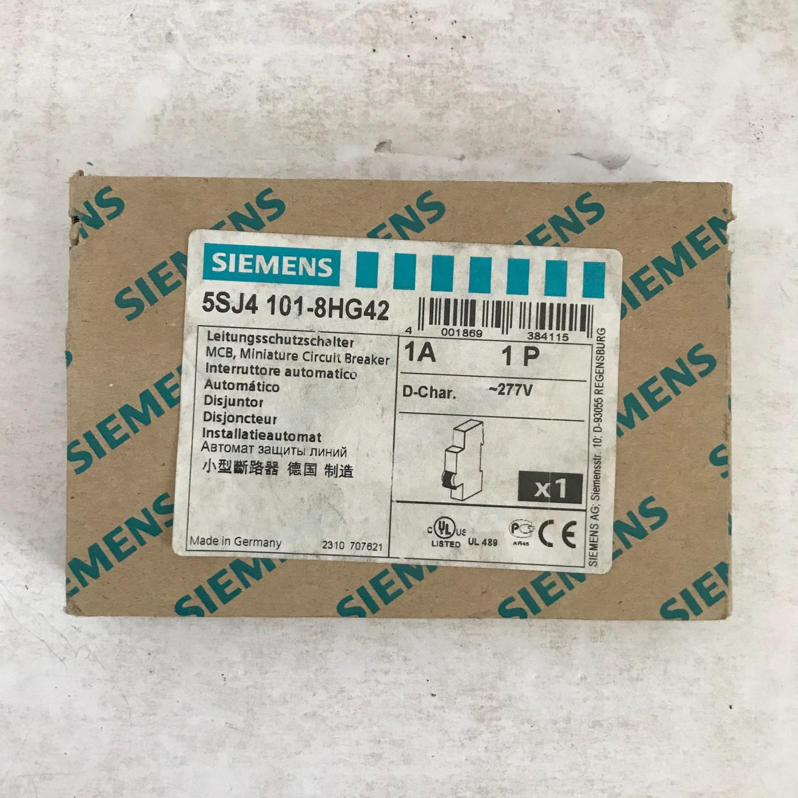 MCB 5SJ4 1P 277V 1A 10K D-TRIP