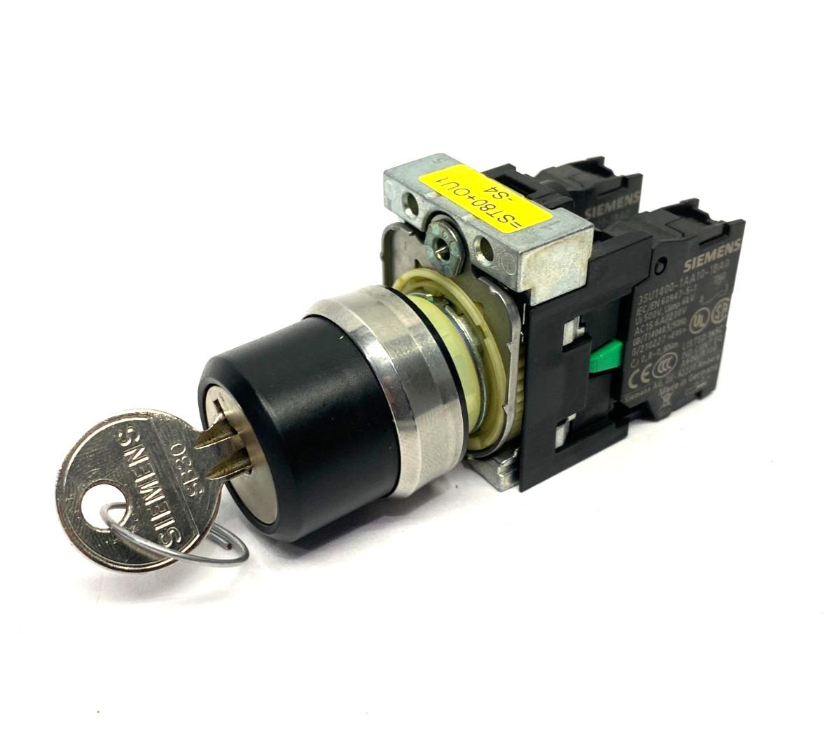 KEY SW, 2POS, MTND, KEY REMOVAL IN LEFT