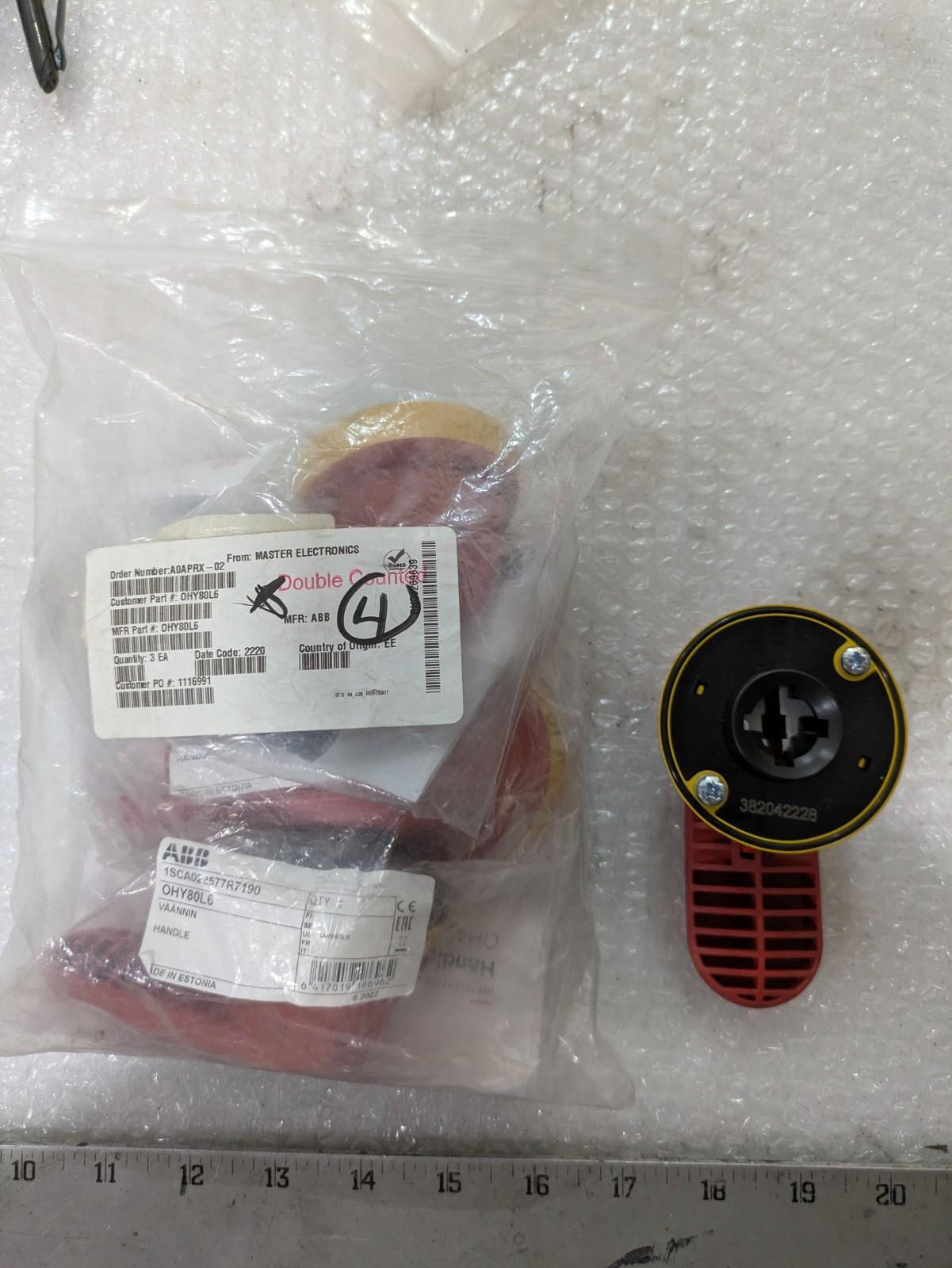 PSTL HDL 6X80MM RED/YEL 4,4X