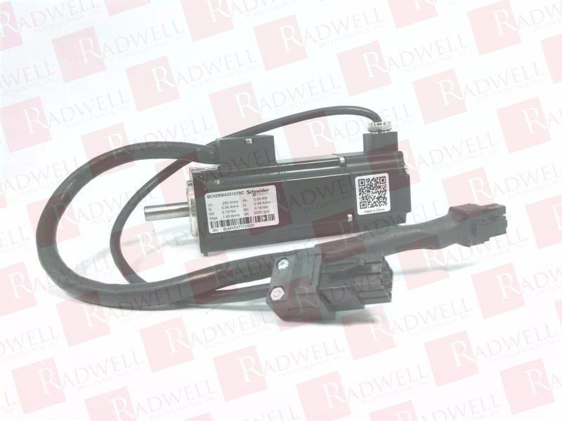 servo motor BCH, Lexium 28, 40mm, 50W, without oil seal, with key, brake, leads connection