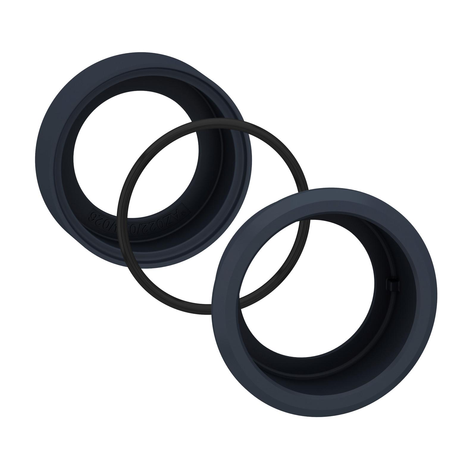 Flush mounting kit, Harmony XB5, mounting kit 30mm for push buttons and pilot lights 22mm, plastic