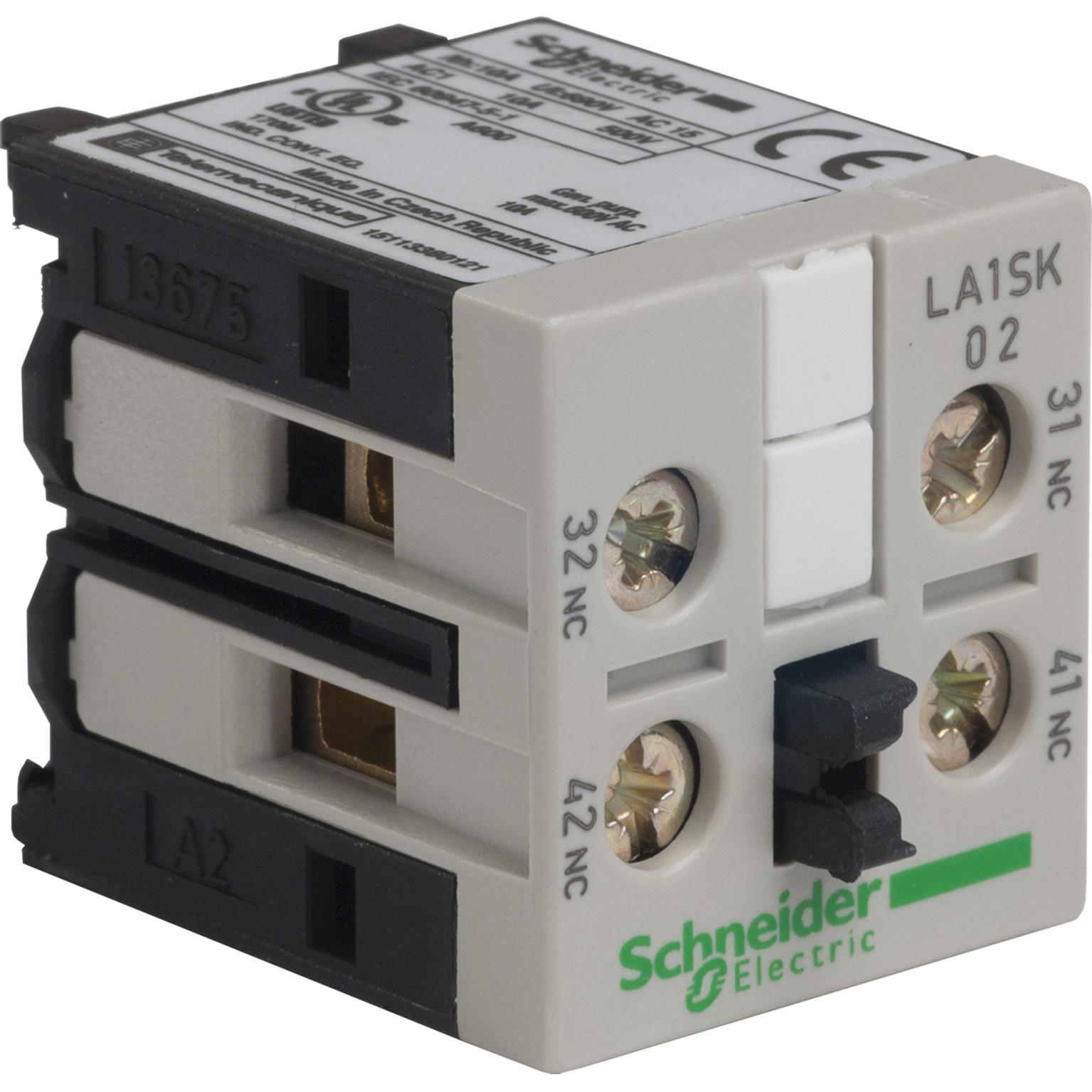TeSys SK, auxiliary contact block, 2 NC