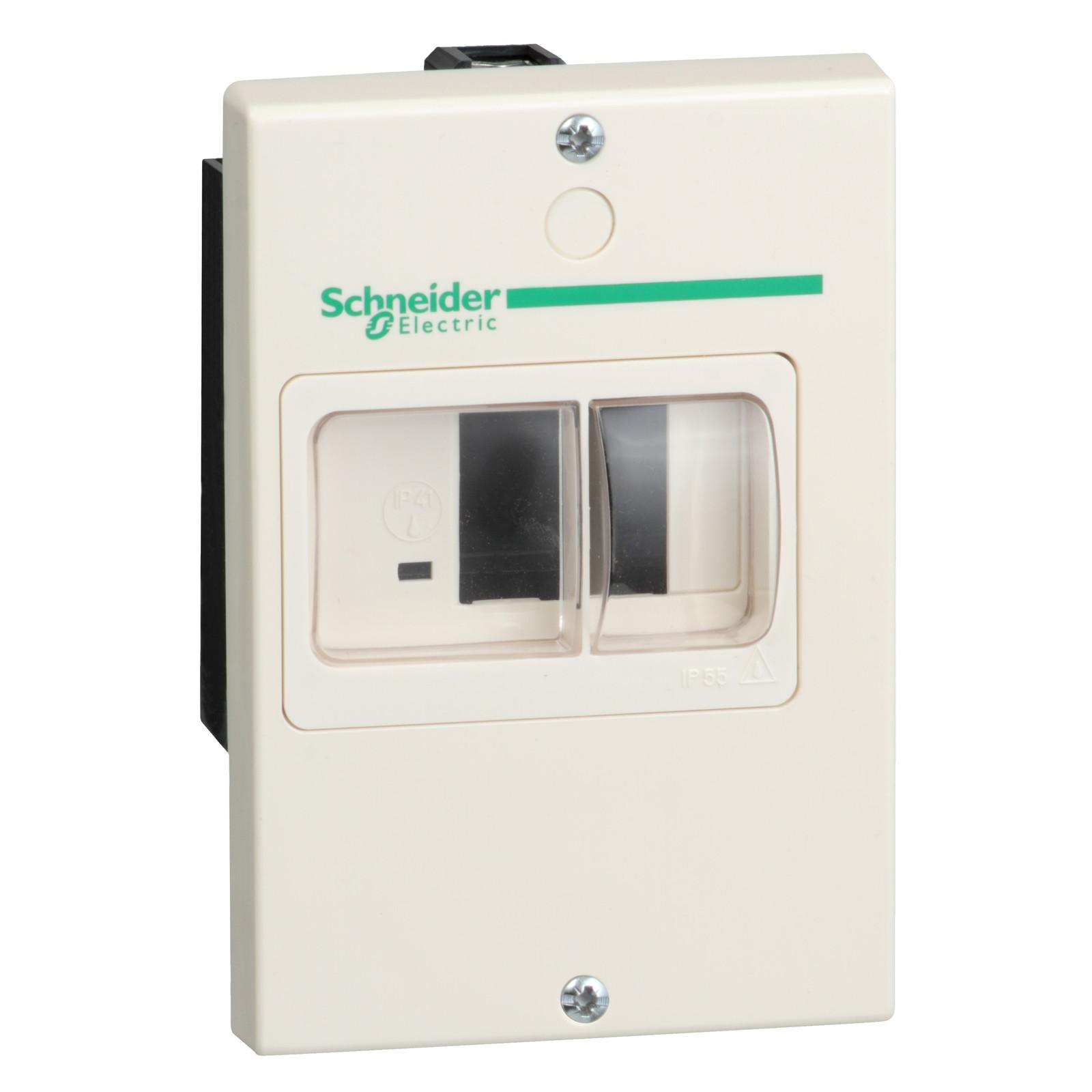 Reduced flush mounting enclosure, for TeSys GV2ME motor starter, IP55