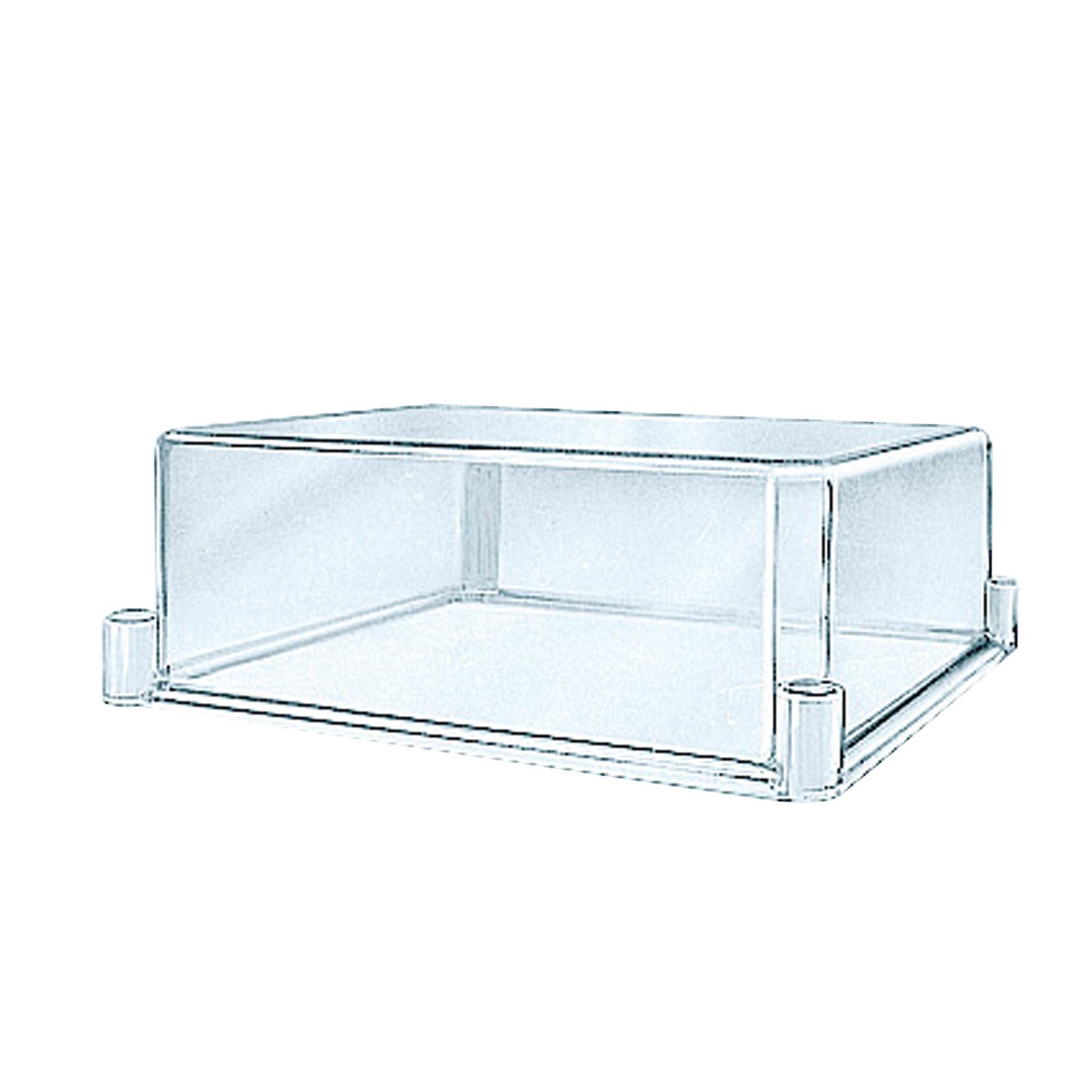 Transparent polycarbonate cover 27x27x9.5cm