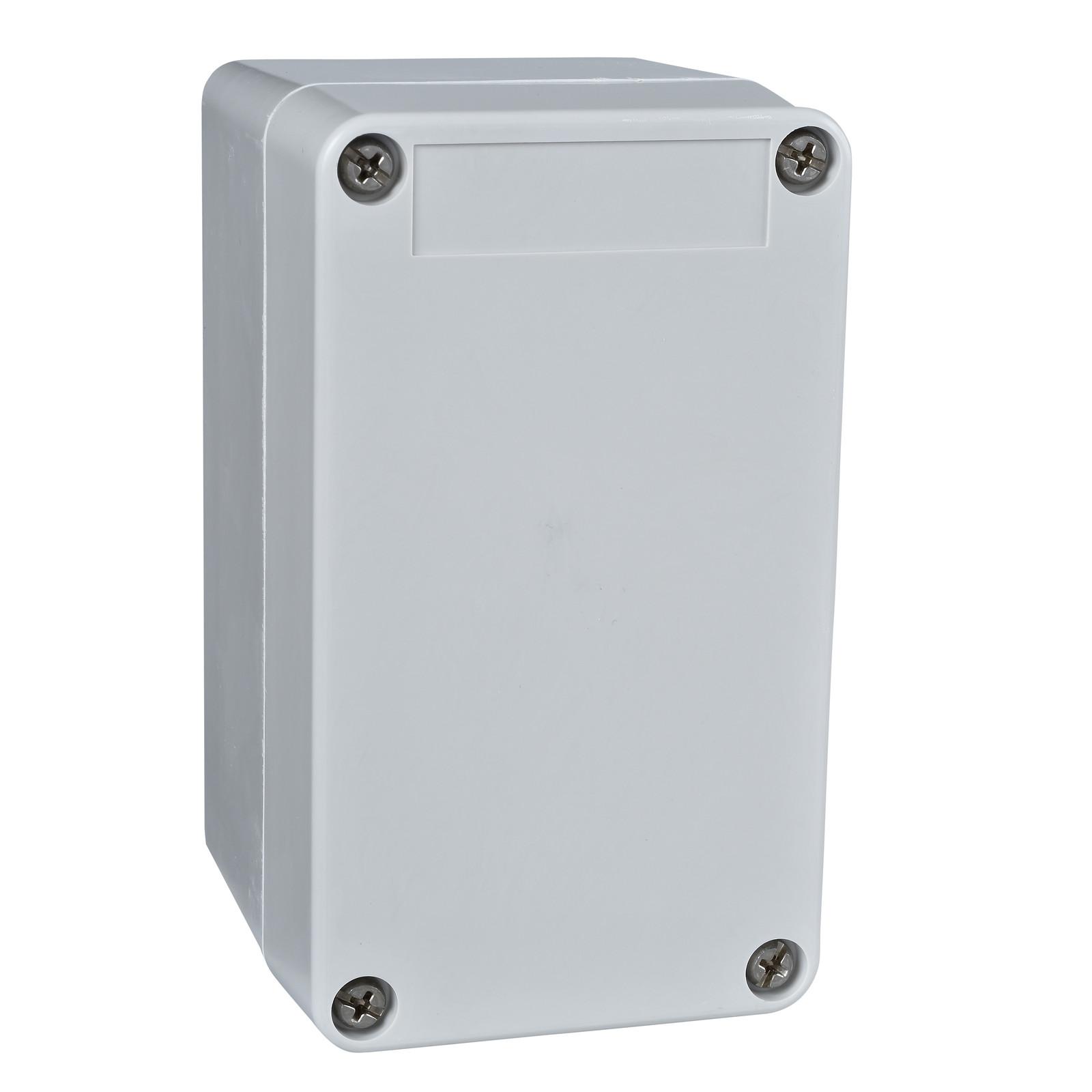Empty control station without hinges, Harmony XAP, XB2 SL, plastic, grey, undrilled, 85x146x87mm