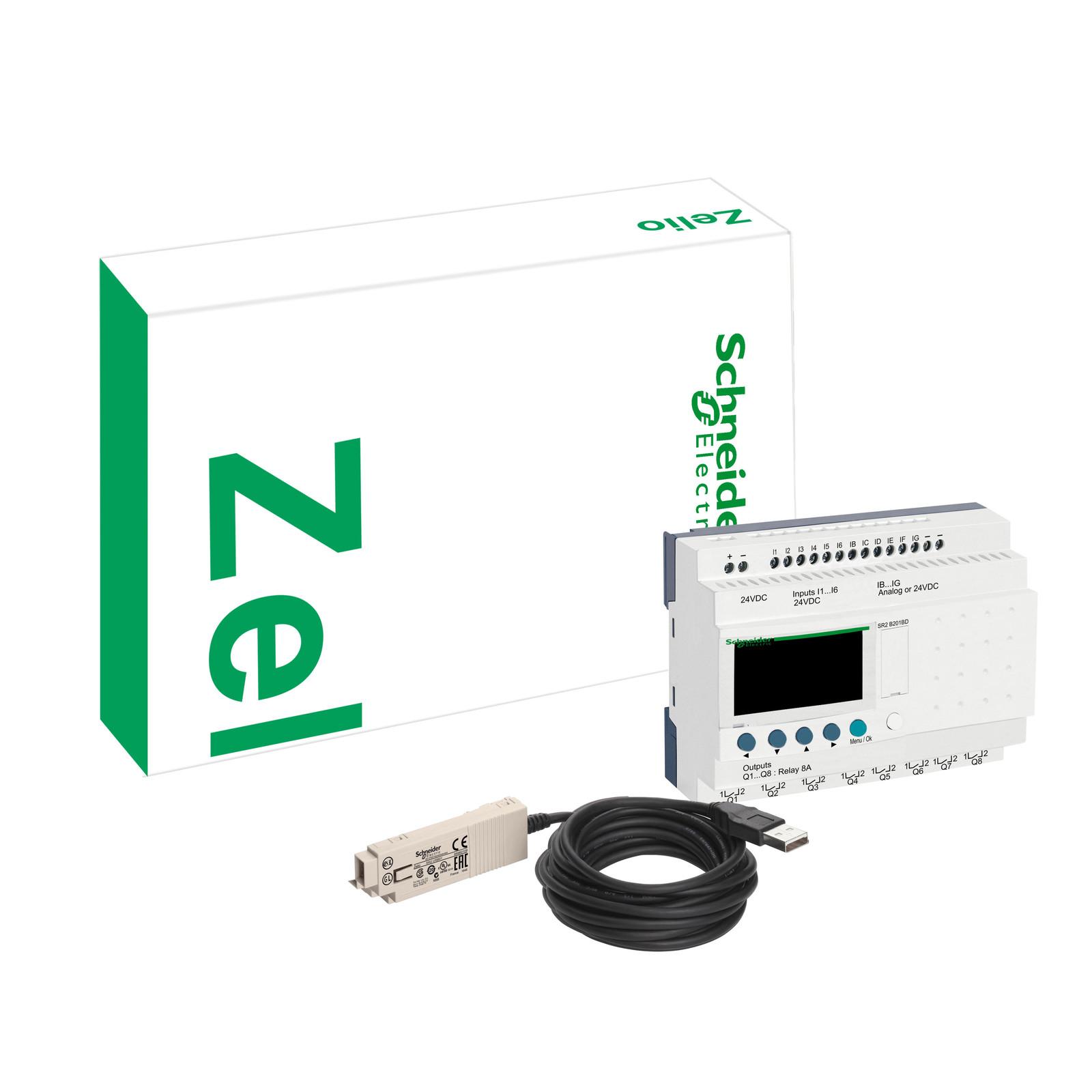 Compact discovery packs, Zelio Logic, smart relay discovery pack, 20 I/O, 100...240 V AC