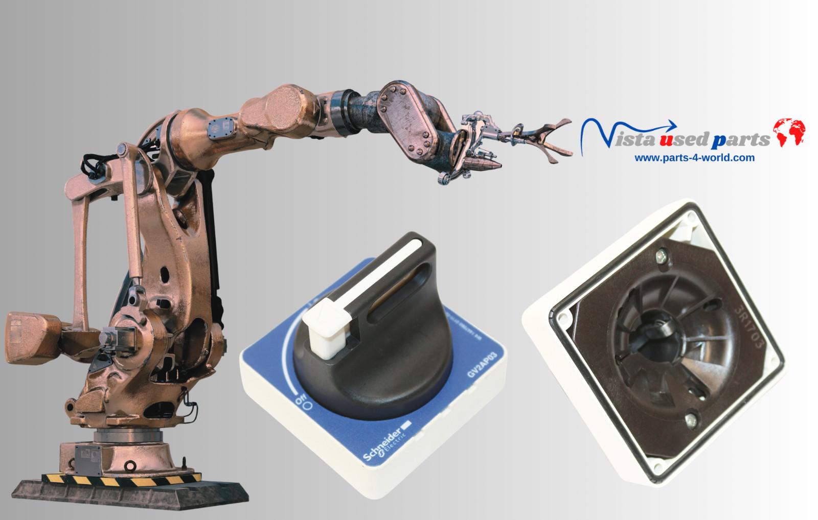 Extended rotary handle kit,TeSys Deca Fram 2,IP54,black handle,without trip indication,for GV2LE/GV2RT