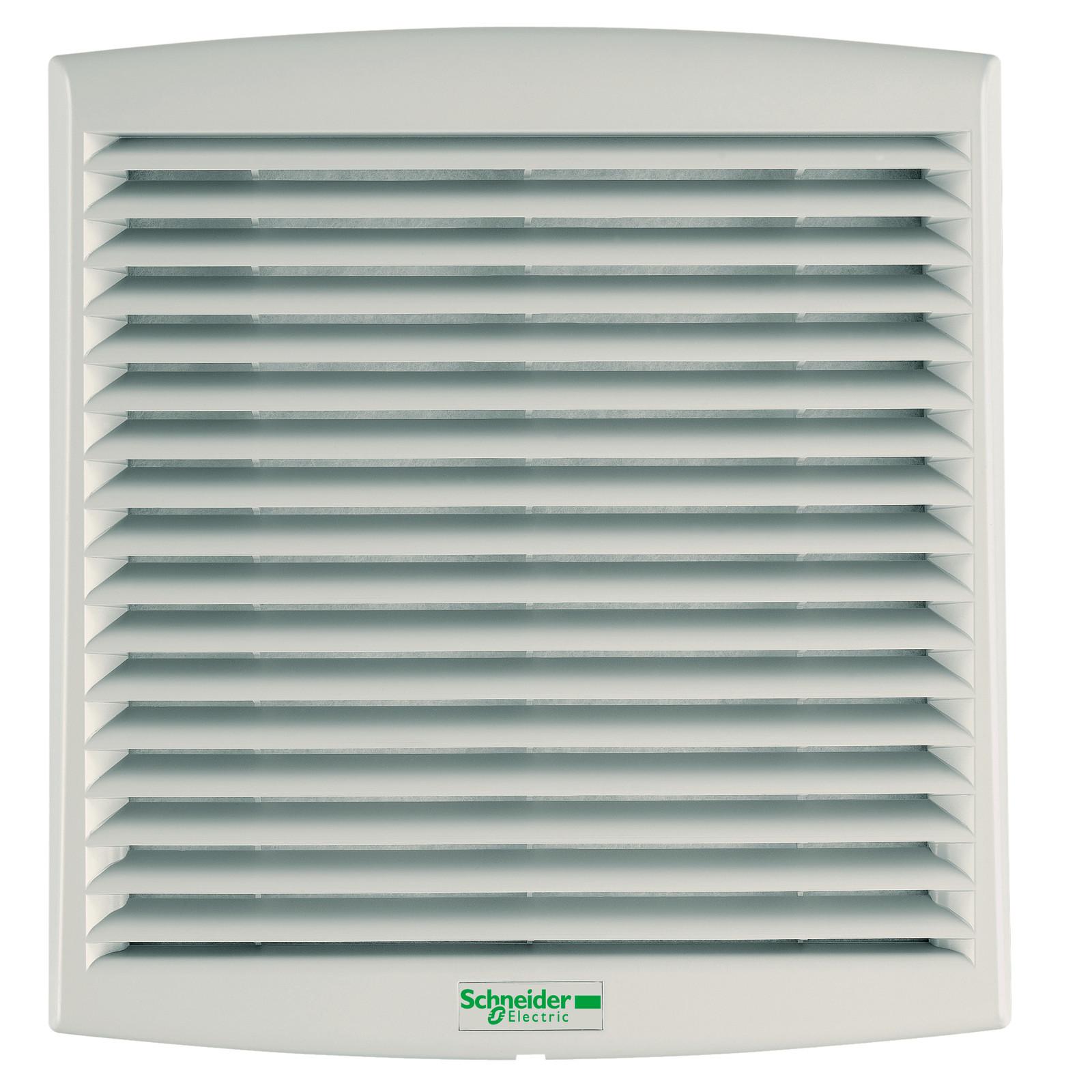 ClimaSys forced vent. IP54, 44m3/h, 48V DC, with outlet grille and filter G2