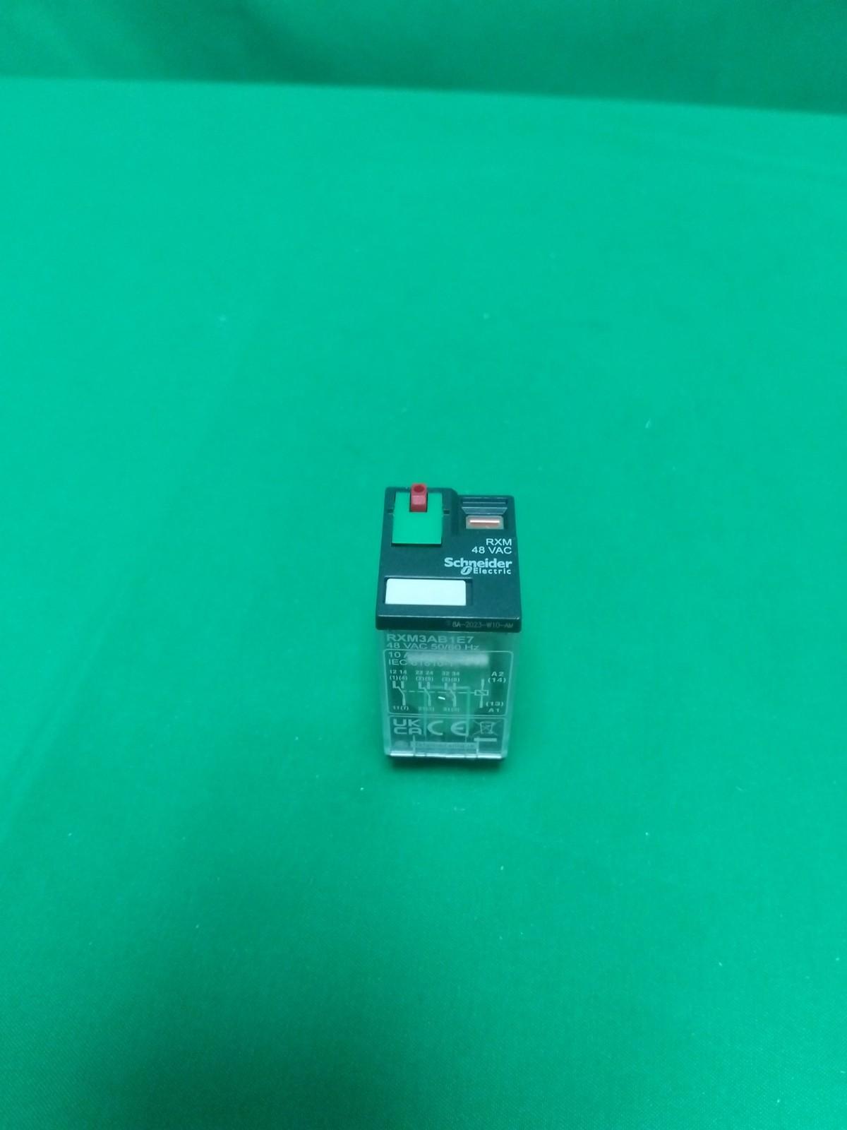 miniature plug in relay, Harmony Electromechanical Relays, 10A, 3CO, lockable test but to n, 48V AC
