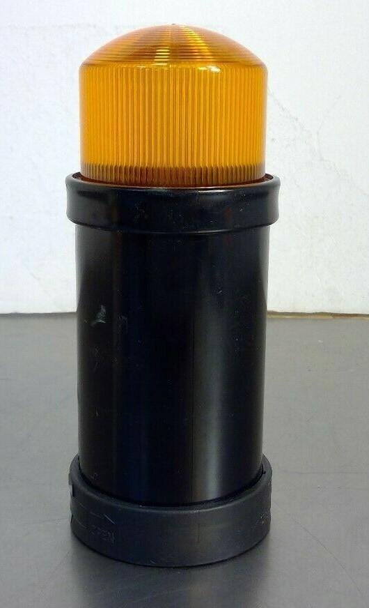 Indicator bank, Harmony XVB, illuminated unit, plastic, orange, 70mm, integral flash discharge tube, 10joule, 24V AC/DC