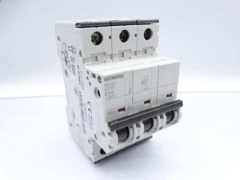 SUP PTOR 5SY4 3P 480V 20A 5K D-TRIP
