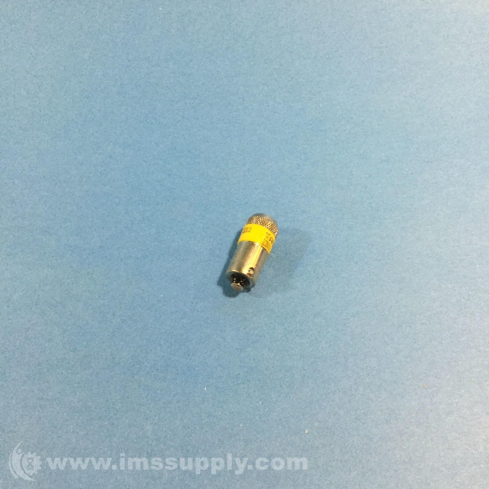 LED BULB,YELLOW,230VAC