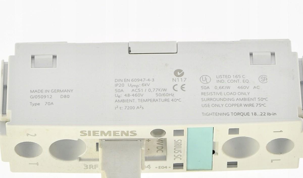 SS RELAY, 22.5MM, 70A, 460V, 24 V DC, SCW
