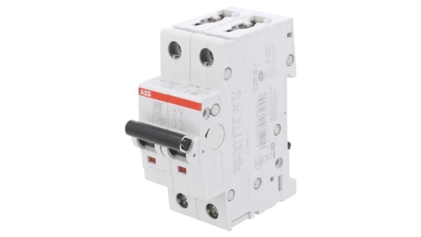 S202-C13 Miniature Circuit Breaker - 2P - C - 13 A