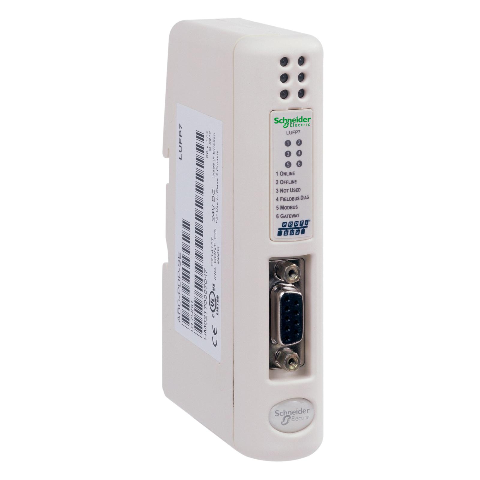 Communication gateway, TeSys Ultra, 24VDC +/- 10%, 1Profibus DP SUB-D9, 1 RJ45 Modbus