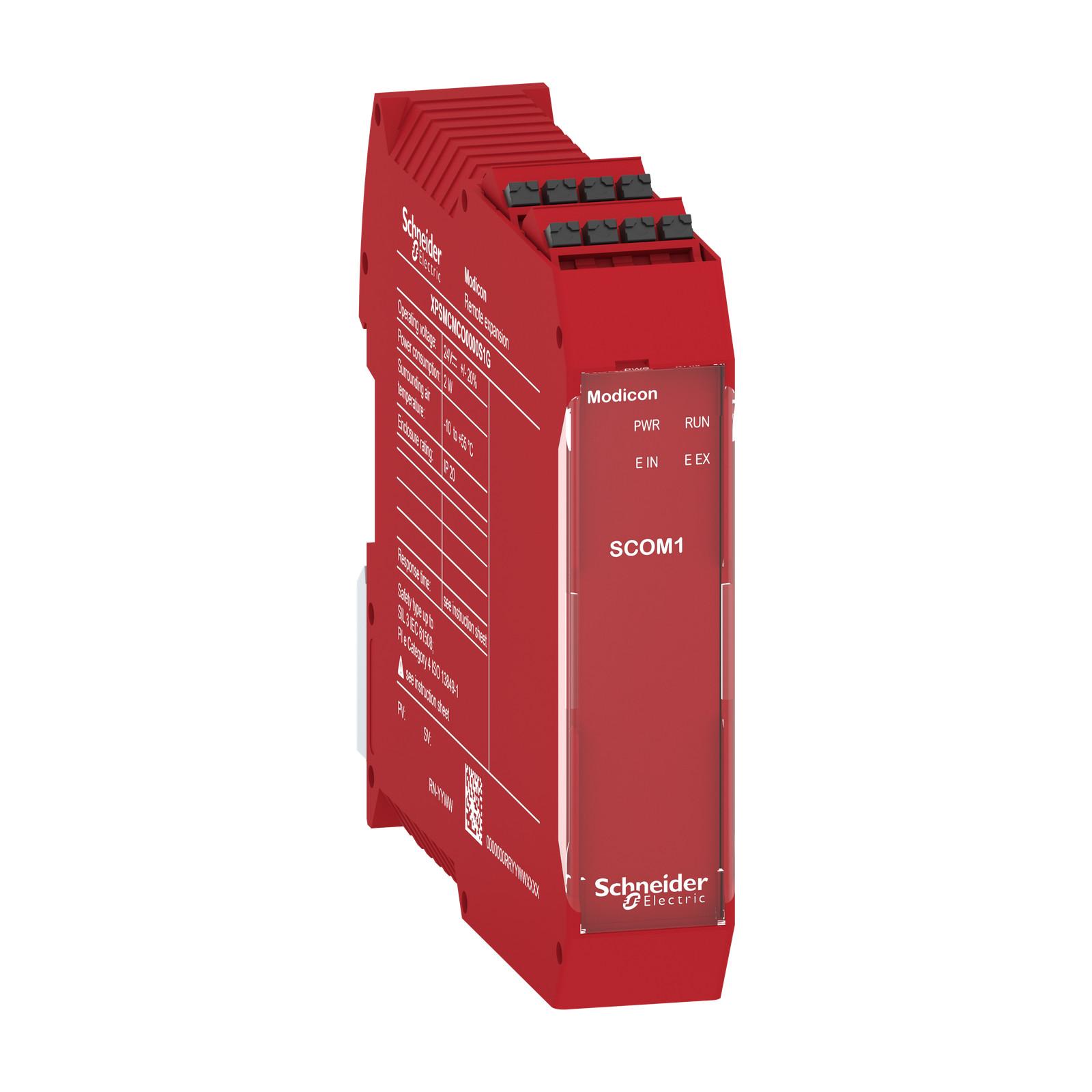 expansion module, Modicon MCM, RS485 safe communication, 1 way, screw