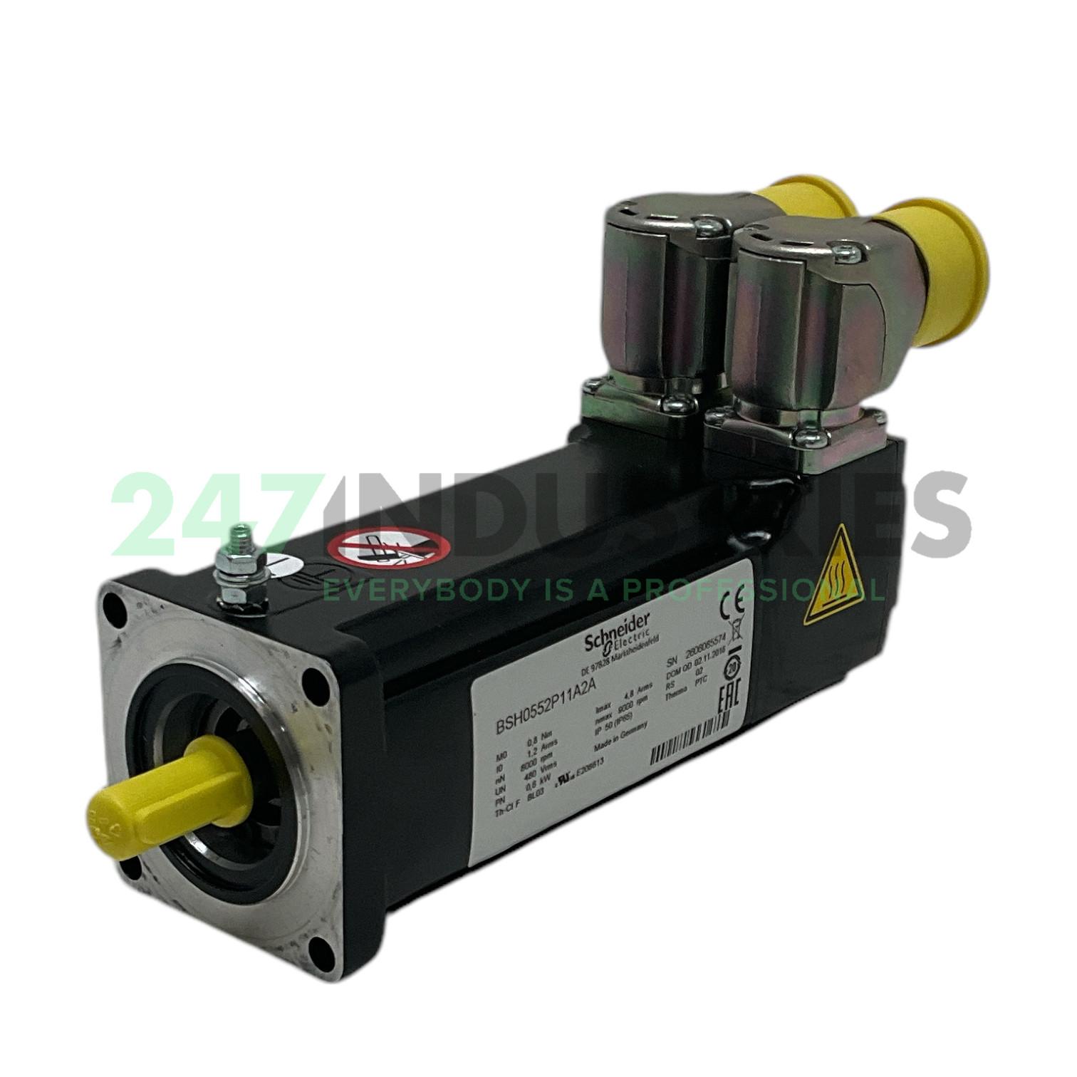 servo motor BSH, Lexium 05, 0.9N.m, 4000rpm, 55mm, keyed shaft, Sincos single turn, without brake, IP50
