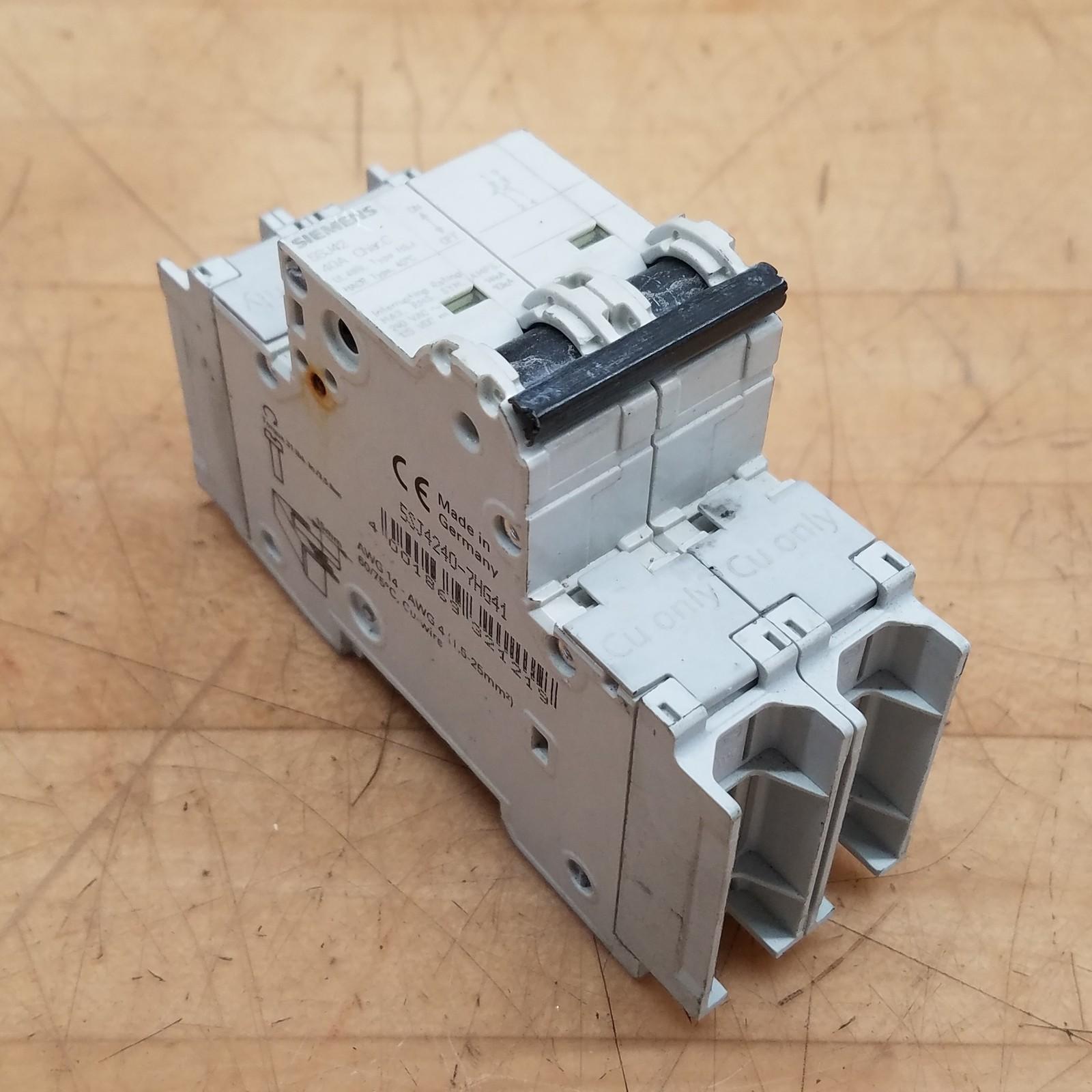MCB 5SJ4 2P 240V 40A 14K C-TRIP