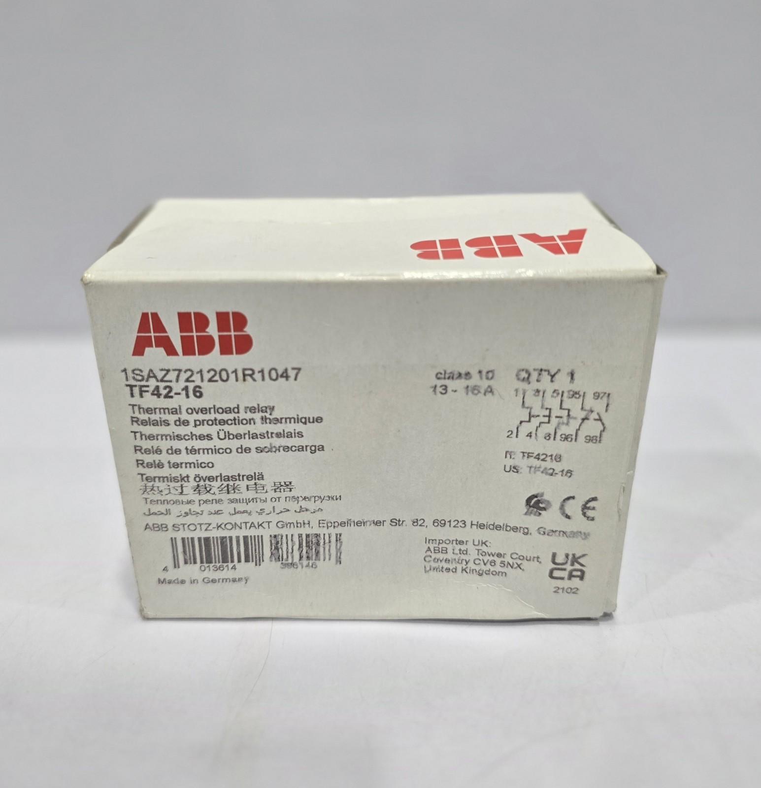 TF42-16 Thermal Overload Relay 13 ... 16 A