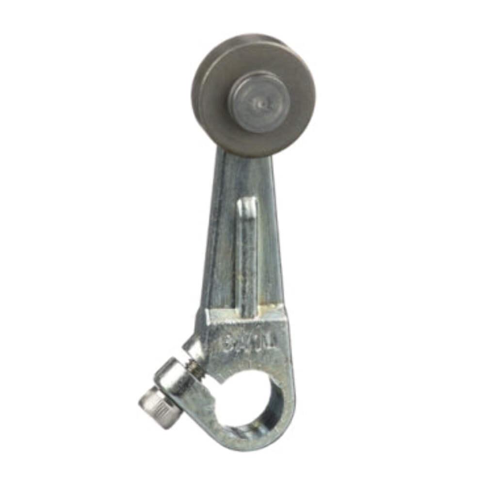 limit switch lever arm, 9007C, 2 inch long cast zinc lever arm, 0.75 inch diameter roller, 0.25 inch wide roller