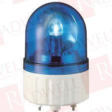 Prewired rotating mirror beacon, Harmony XVR, 84mm, blue, without buzzer, 24V AC/DC