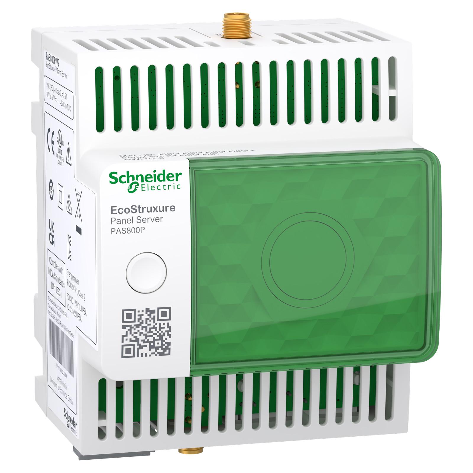 EcoStruxure Panel Server - advanced datalogger, energy server, POE