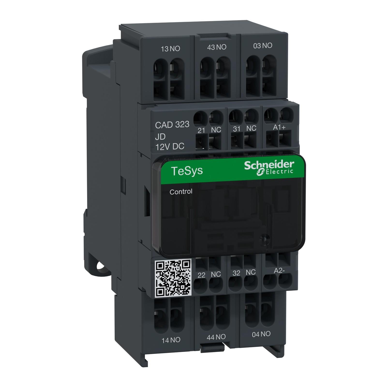 TeSys Deca control relay - 3 NO + 2 NC - <= 690 V - 12 V DC standard coil