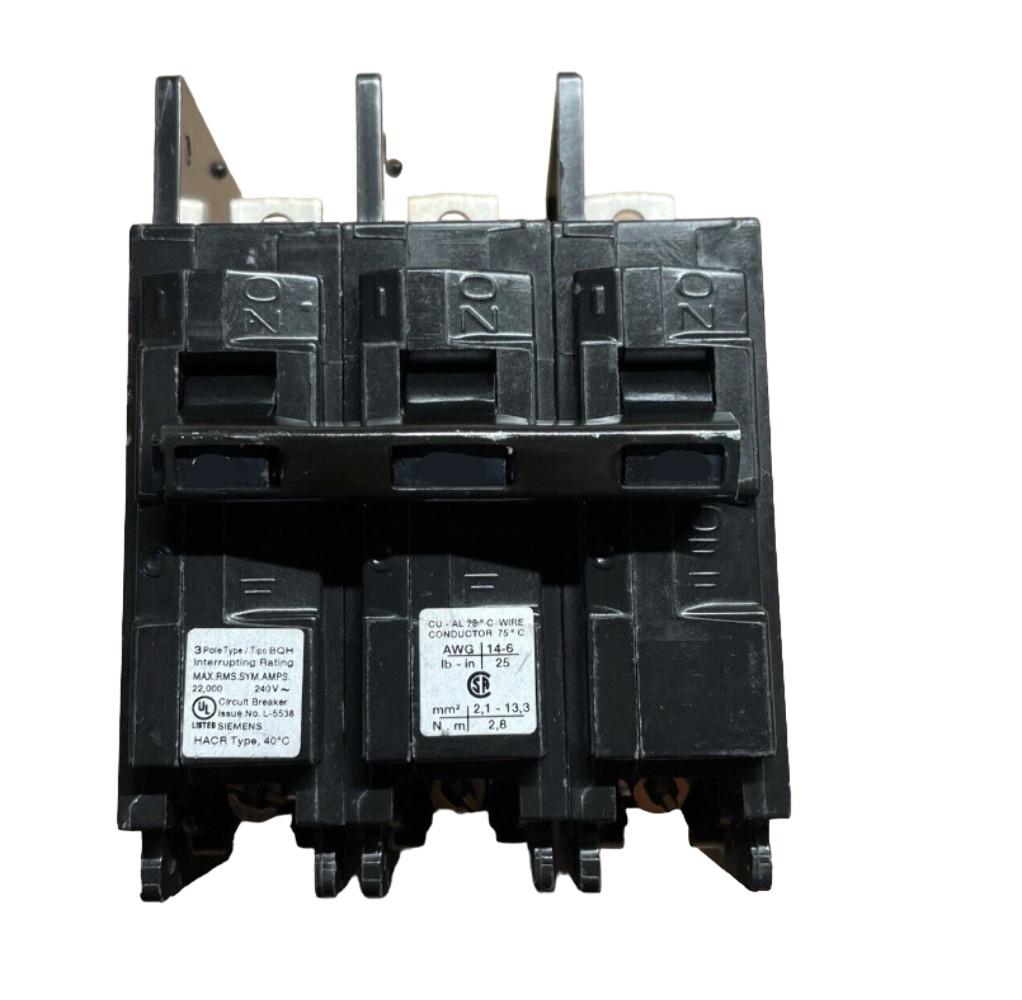 BRKR BQH 3P 240V 25A 22K