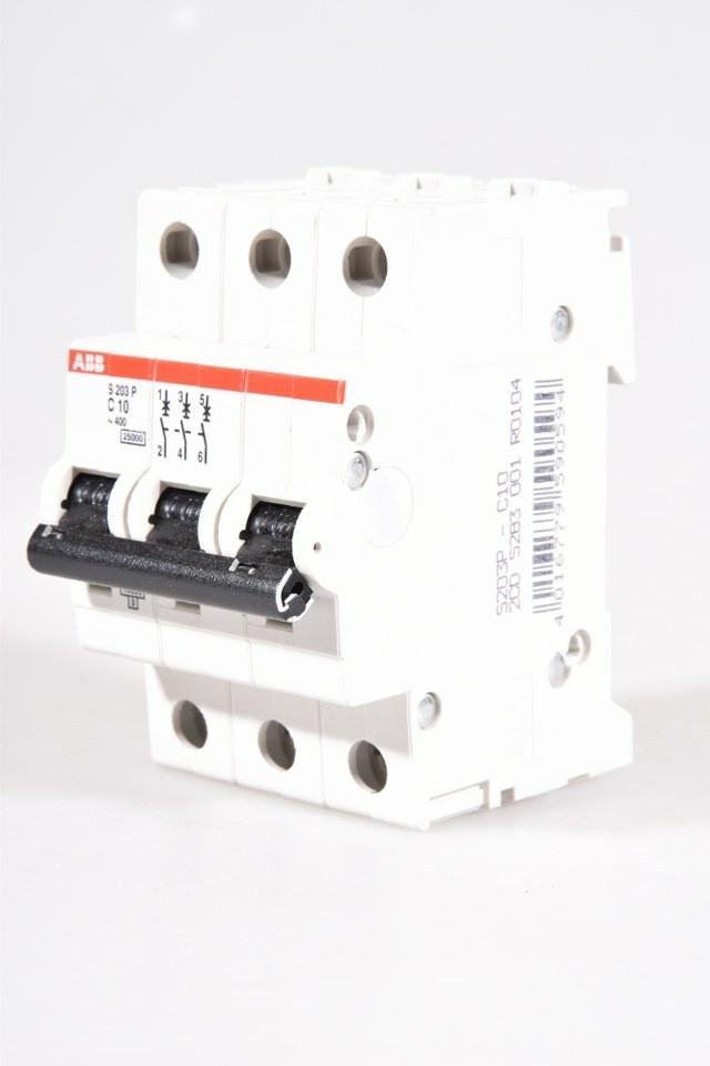 S203P-C10 Miniature Circuit Breaker - 3P - C - 10 A