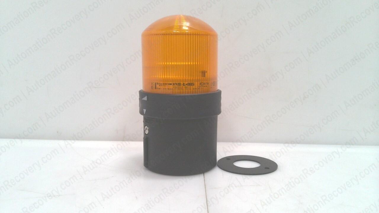 Complete beacon, Harmony XVB, flashing, orange, indicating 230VAC 10W + options