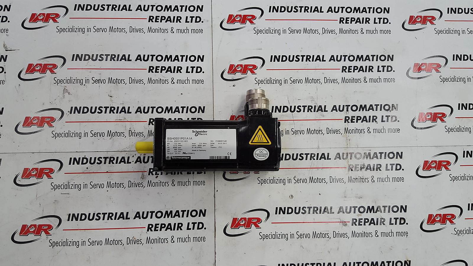 servo motor BSH, Lexium 15, 0.5N.m, 4000rpm, 55mm, untapped shaft, Sincos single turn, without brake, IP50, straight