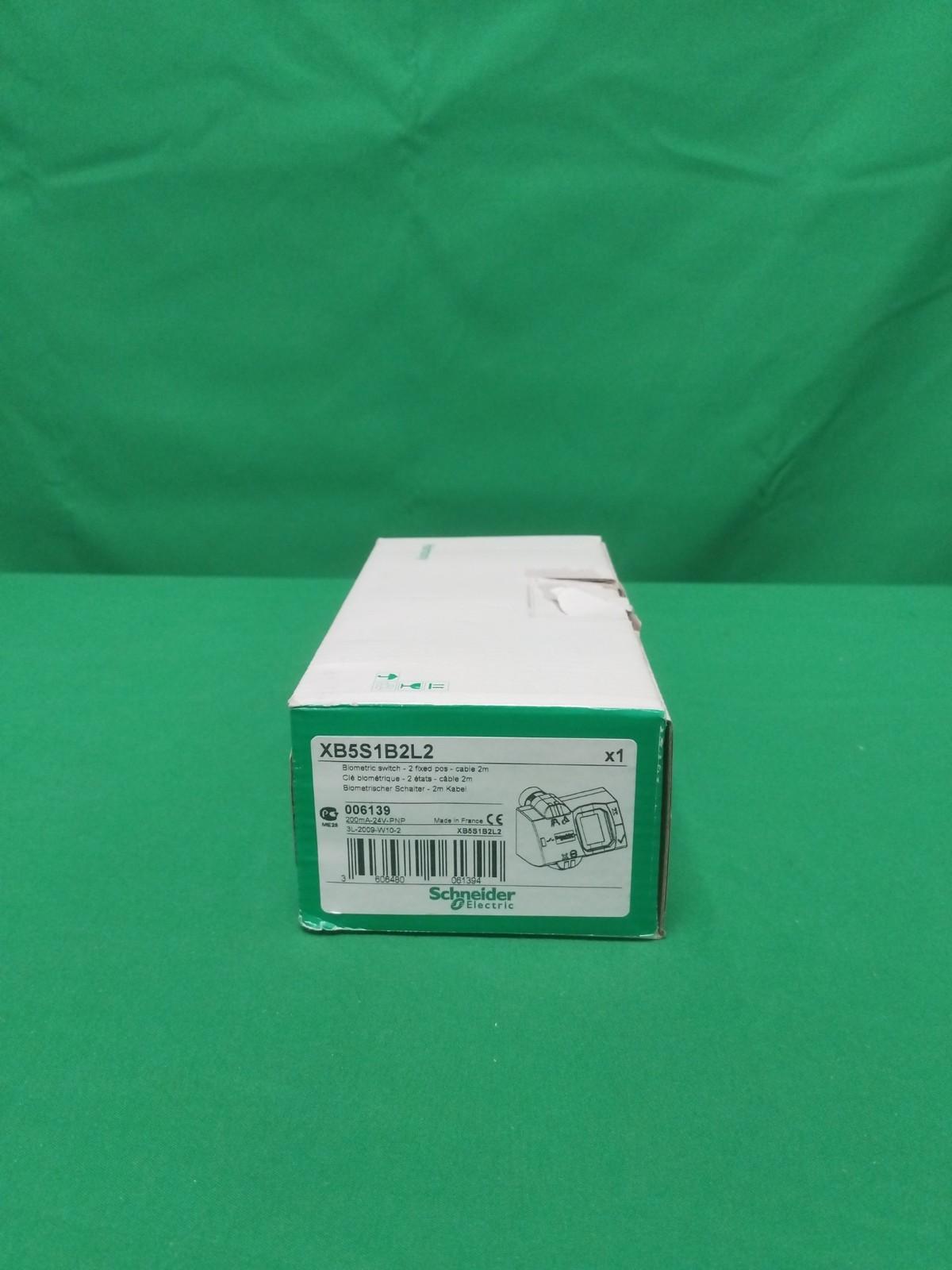 Biometric switch bistable, Harmony XB5S, plastic, 22mm, connection by 2m cable, 24V AC DC