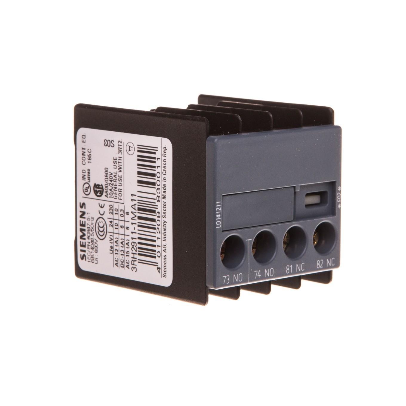 AUX. SWITCH 1NO+1NC WIRE BELOW SCREW