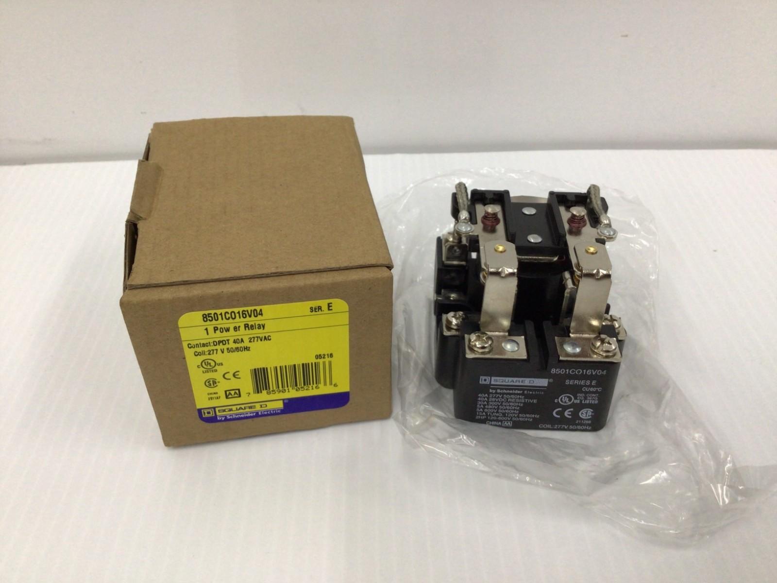 Power Relay, Type C, 2 hp, 30A resistive at 300VAC, DPDT, 2 normally open and 2 normally closed contact, 277VAC coil