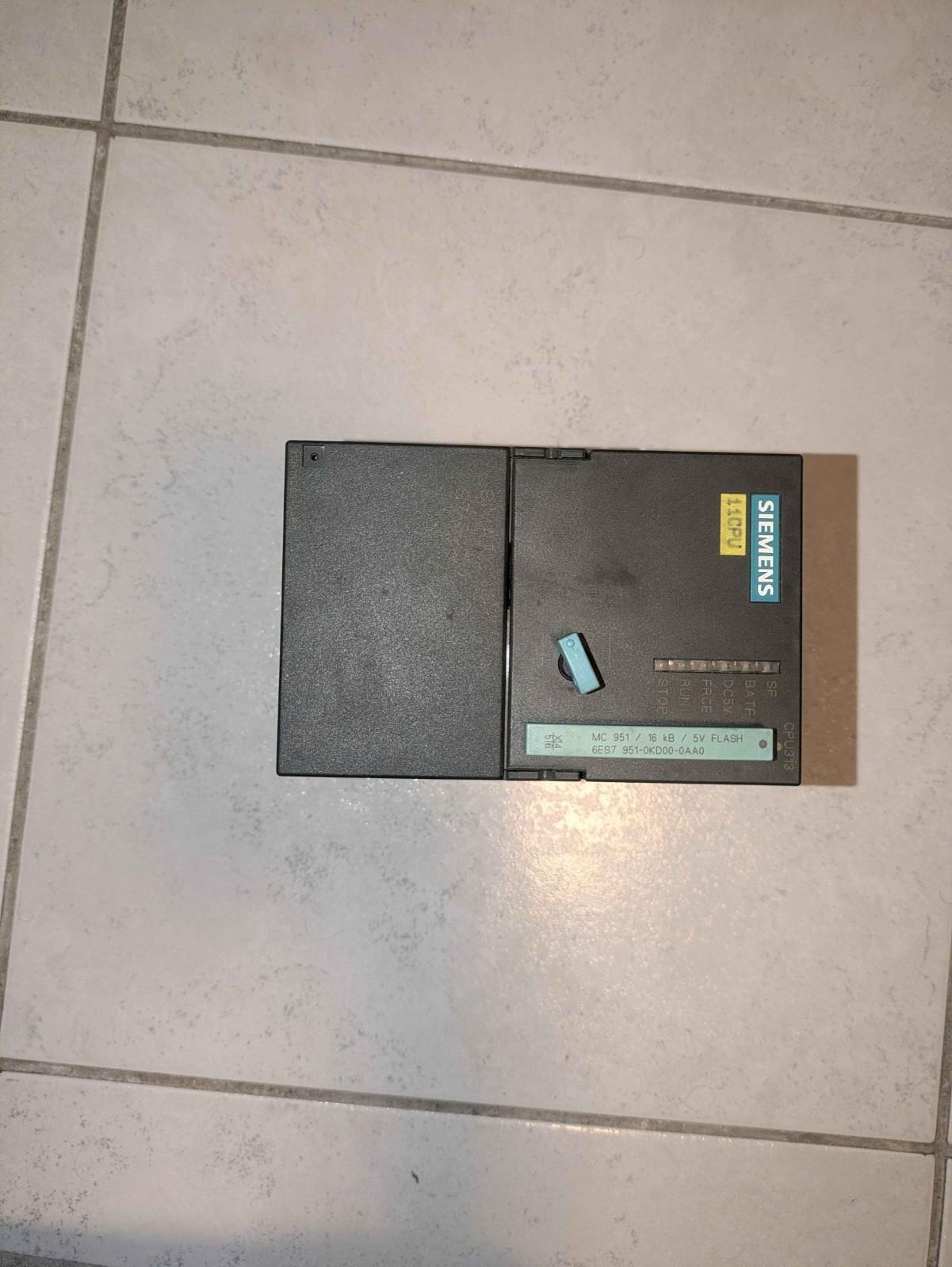 CPU 313C, 24DI/16DO, 4AI, 24VDC, 128KB
