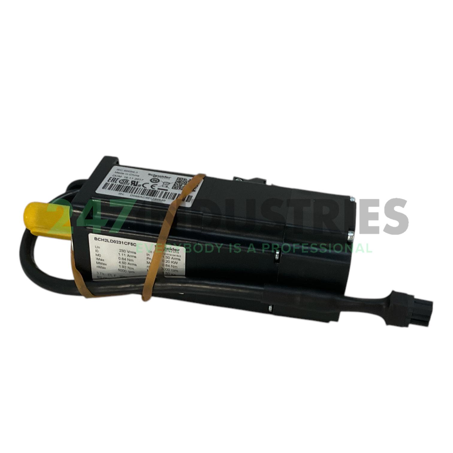 servo motor BCH, Lexium 28, 60mm, 200W, without oil seal, with key, brake, leads connection