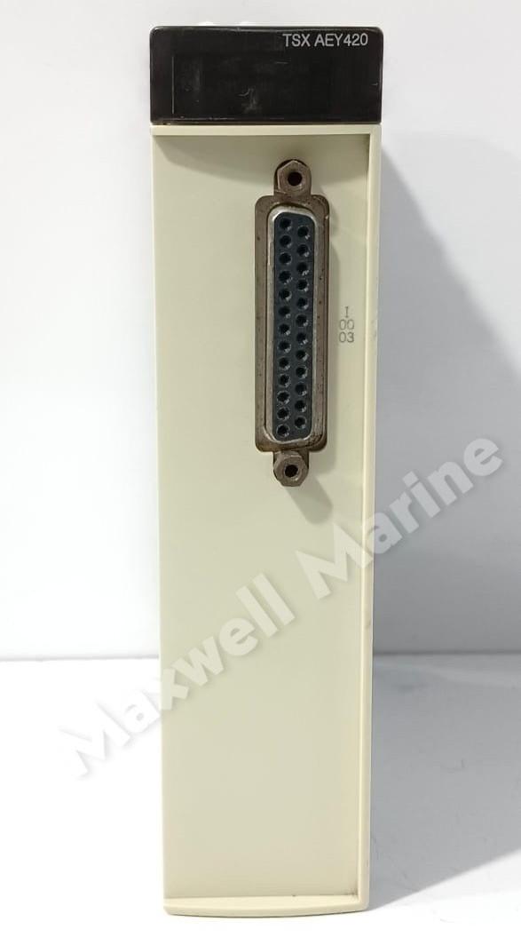 Module d'entrée analogique TSXAEY420 Modicon Premium 16 bits