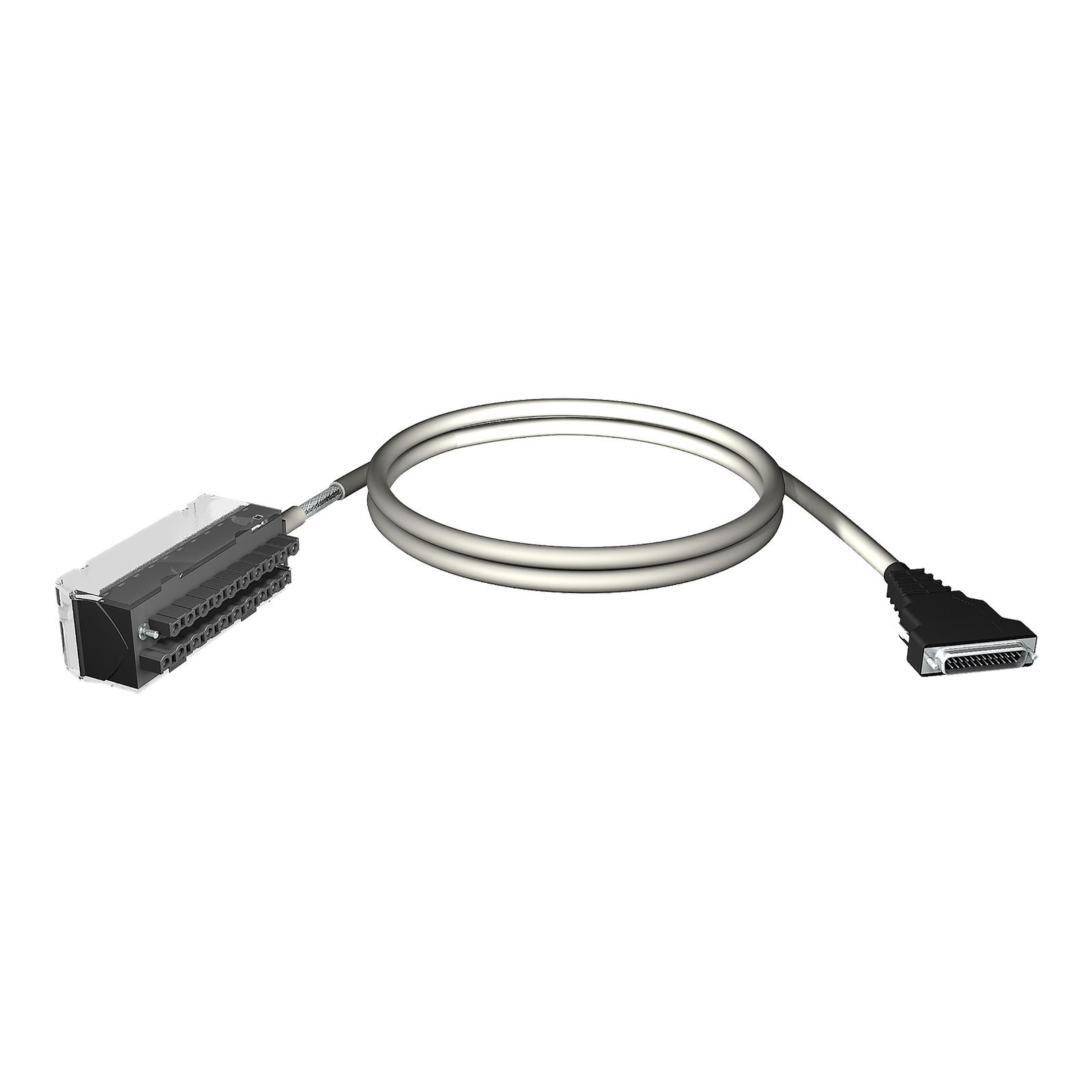 cord set, Modicon X80, 20-way terminal, SUB-D25 connector, 3m
