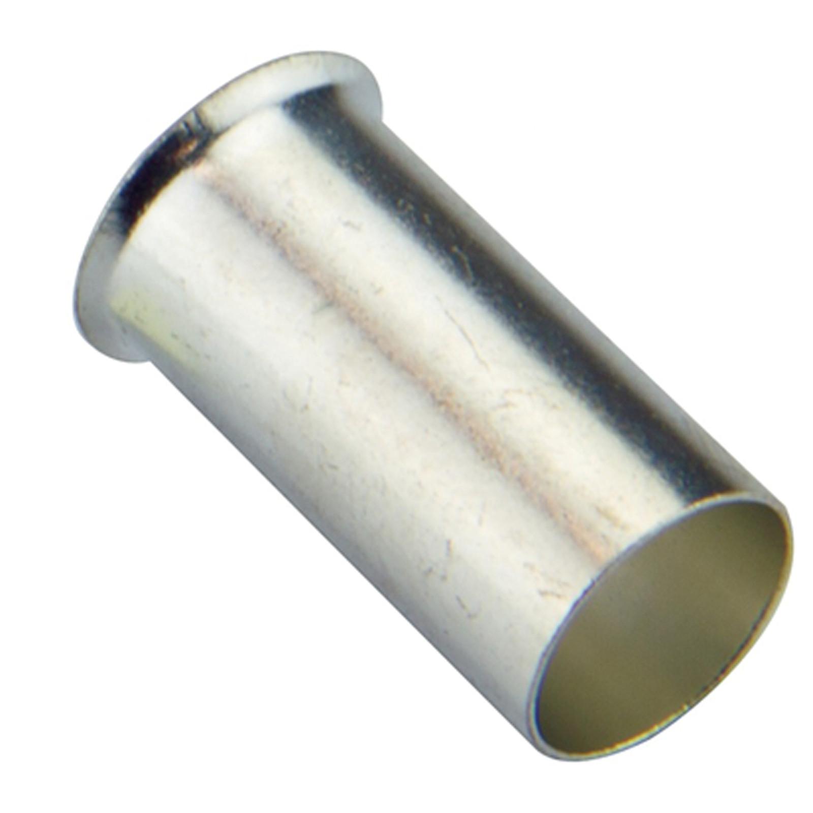 Cable ends, Linergy TR cable ends, single conductor, 6mm², for un-insulated cable, medium size, 10 sets of 100