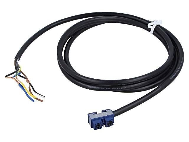 Pre cabled connection, Limit switches XC Standard, ZCMC, 2 Poles, PvR, 2 m