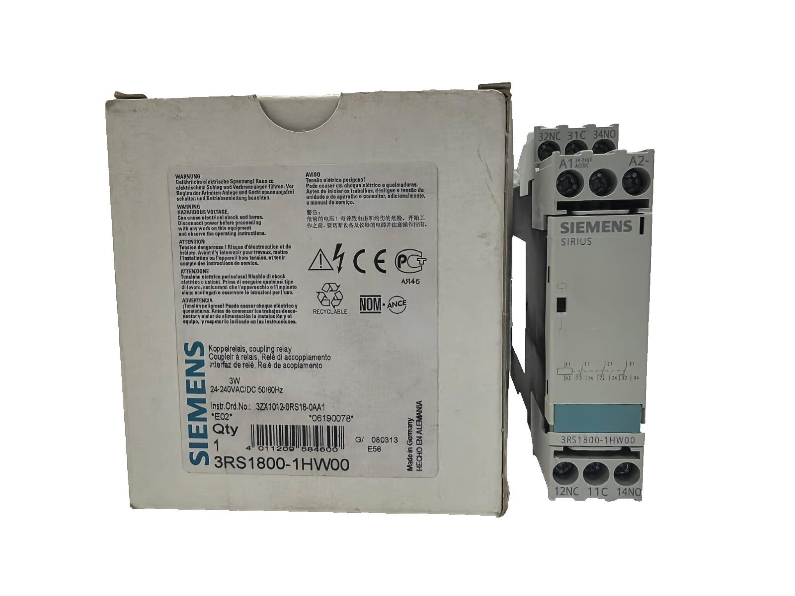 RELAY, 24 - 240VUC, 3CO, SCREW