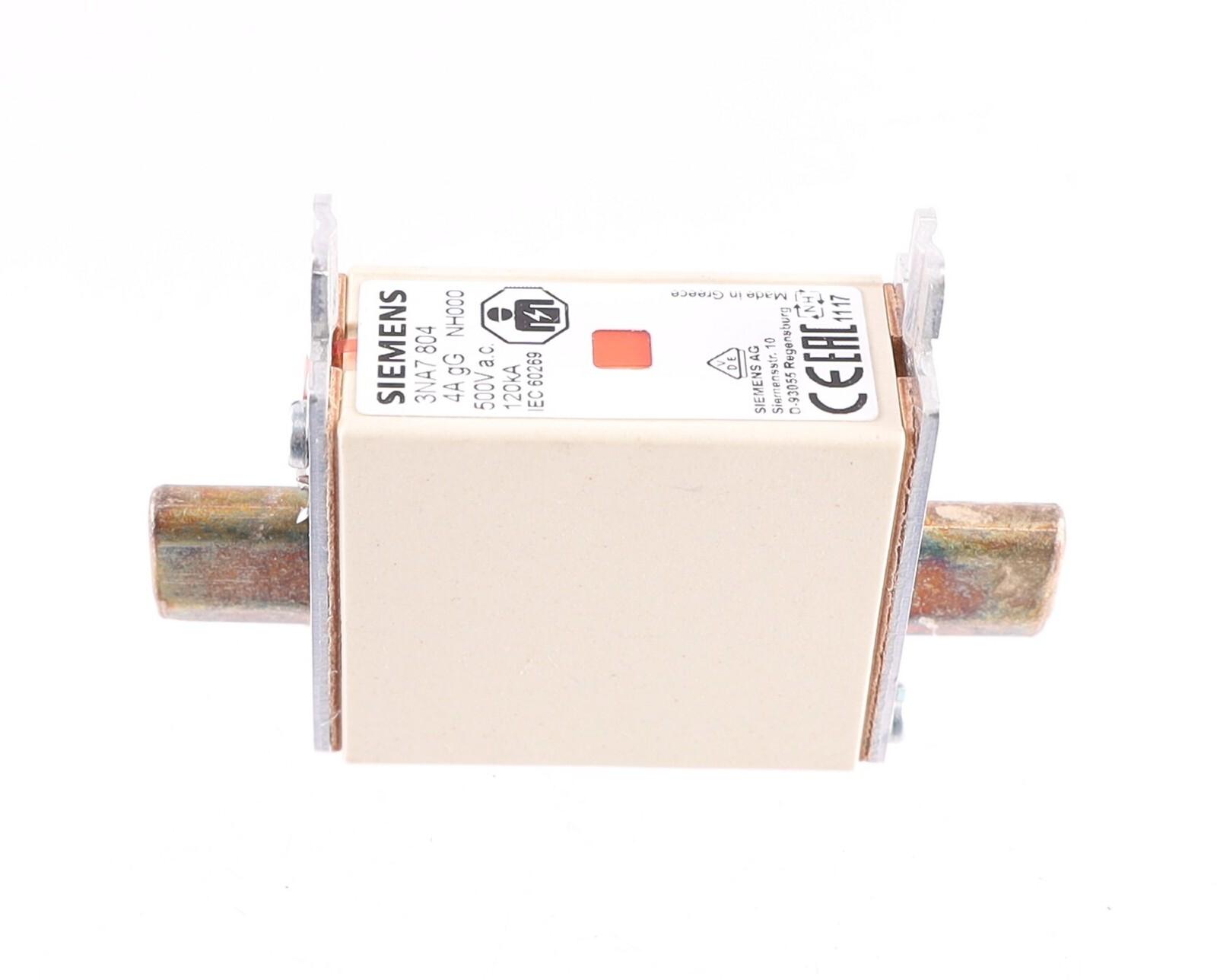 LV HRC FUSE LINK, SIZE 000, 4A, 500V