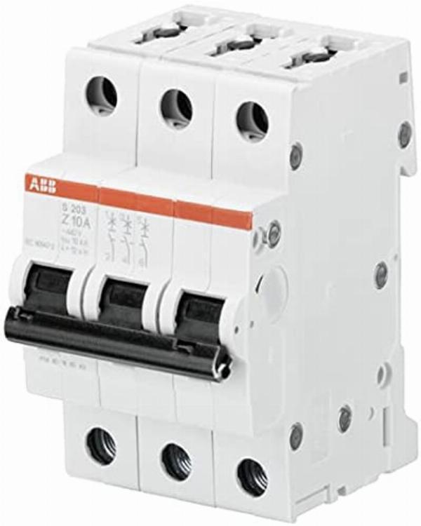S203-Z6 Miniature Circuit Breaker - 3P - Z - 6 A