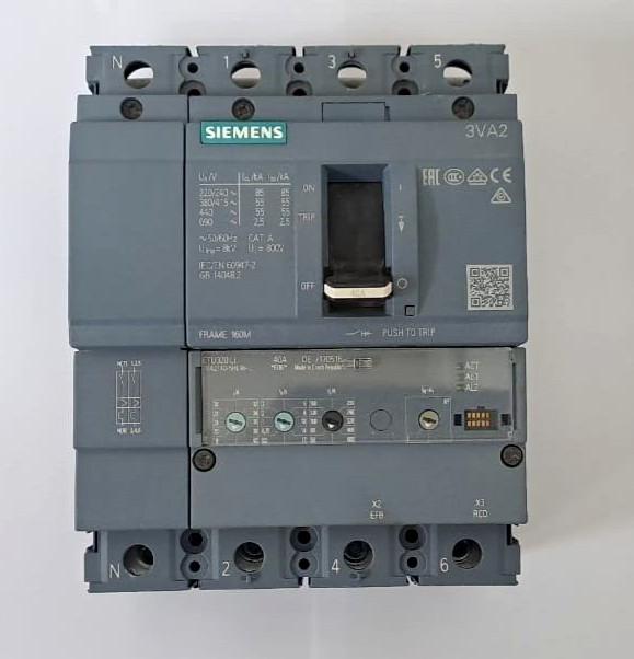 BRKR 3VA21 4P 160A 55KA ETU3-LI BOX