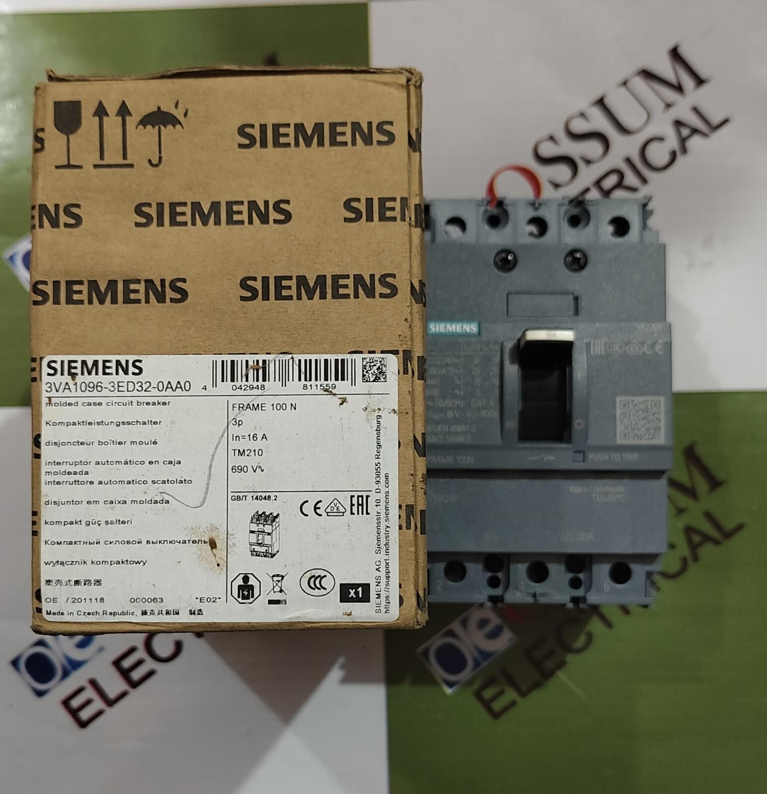 BRKR 3VA10 3P 16A 25KA FTFM NUT