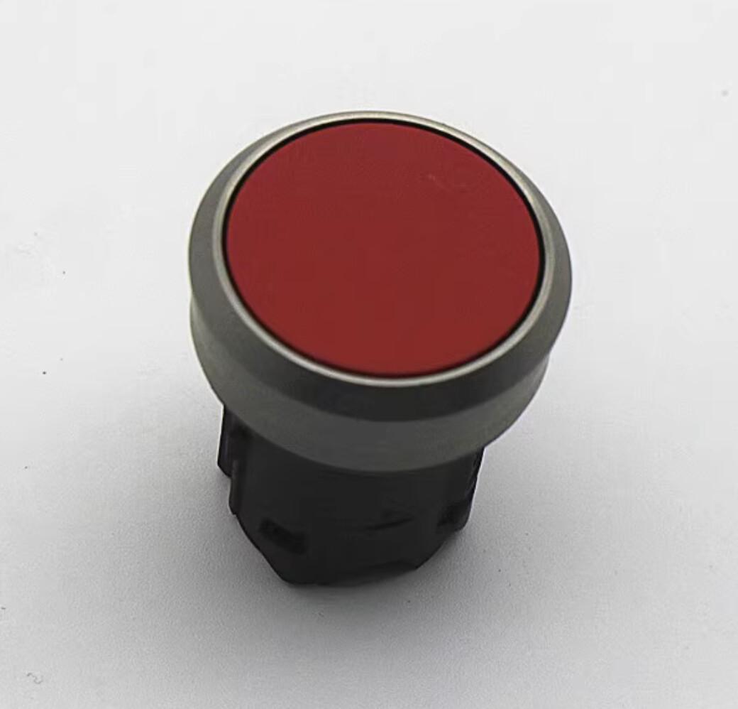 PUSHBUTTON, MOM, RED, FLUSH